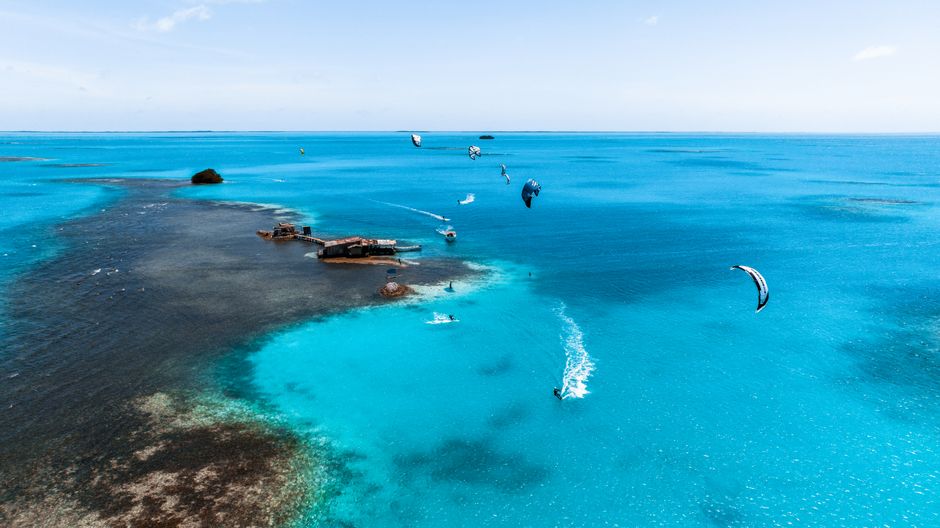 Windsurf et Kitesurfing à Cabbage Beach - Paradise Island