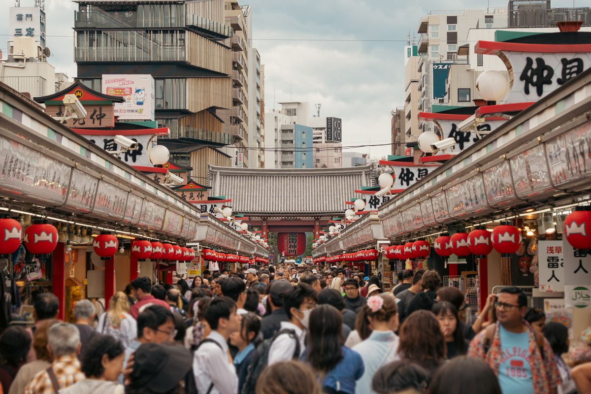 Tokyo - templul Senso-ji și pagoda din Asakusa