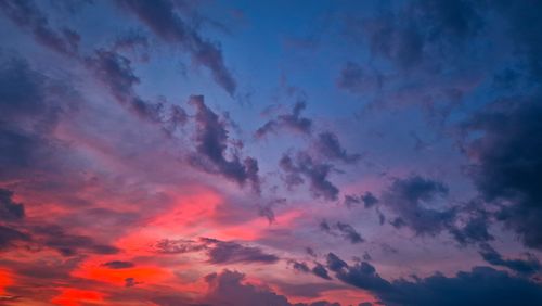 Free Stunning sunset sky with colorful clouds in Gia Lai, Vietnam. Stock Photo
