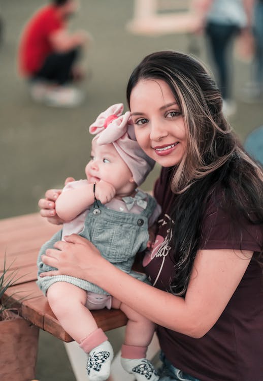 baby and mom