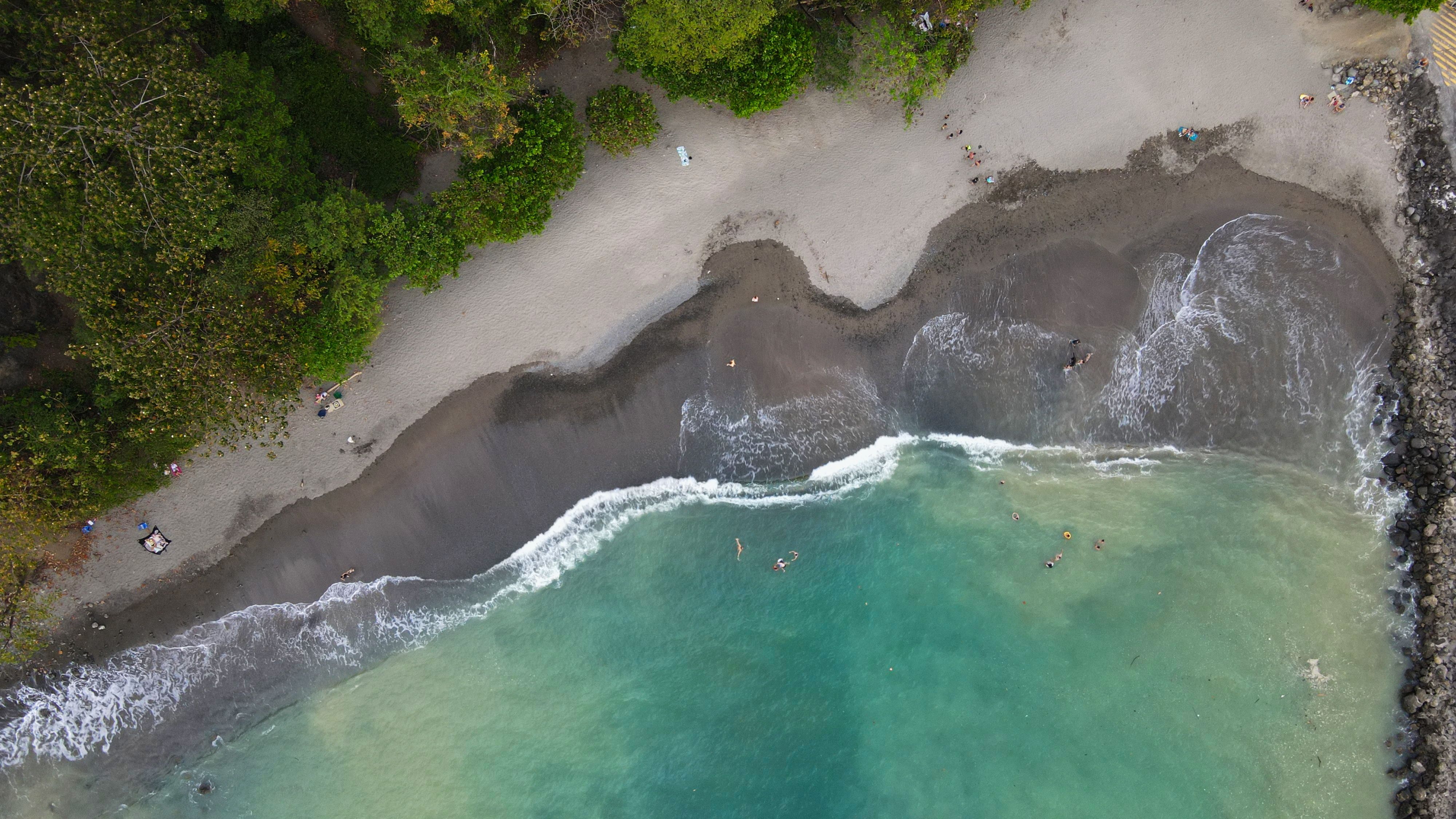Aerial view of Playa Grande, Costa Rica