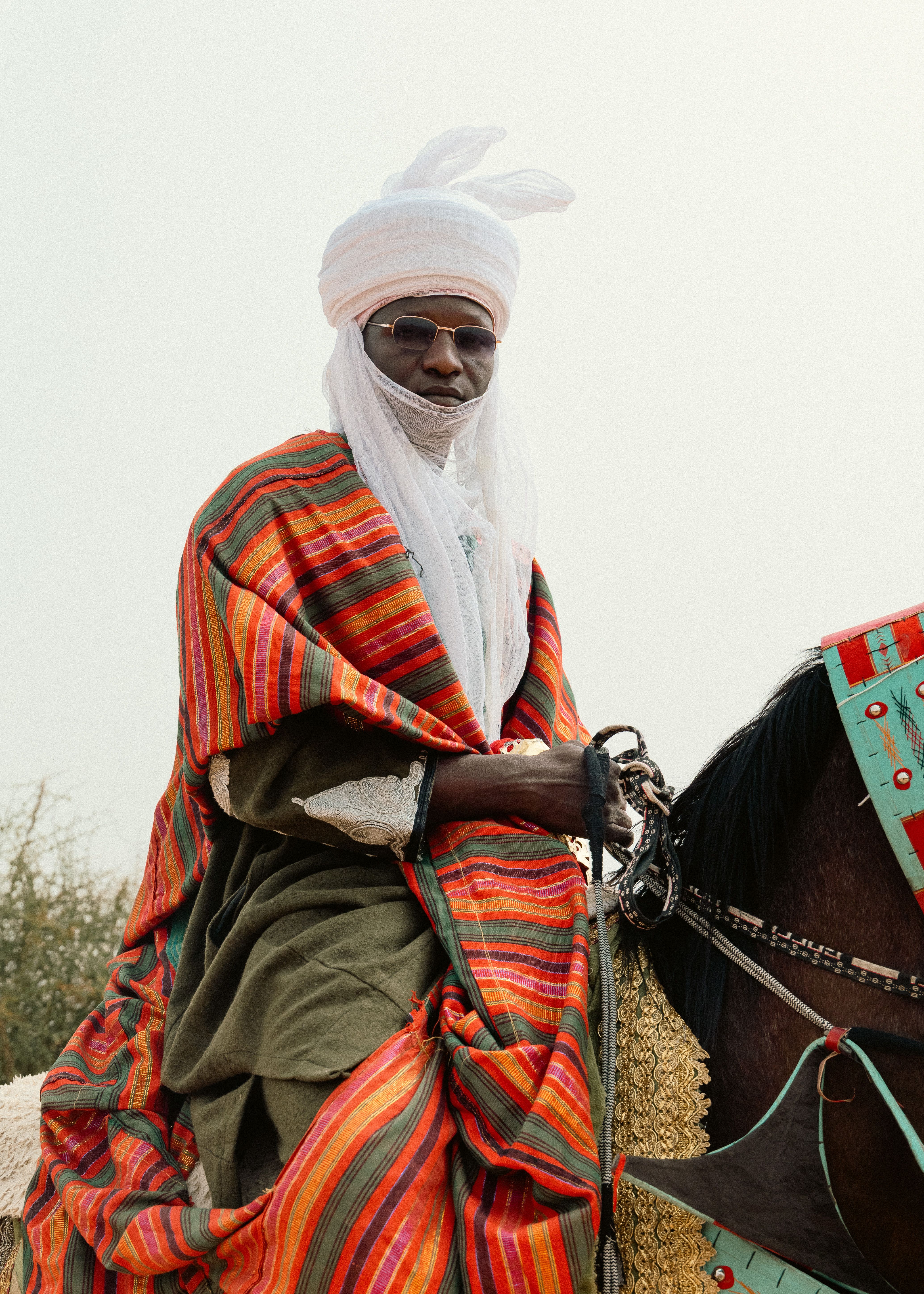 Regal Rider in Traditional African Attire · Free Stock Photo