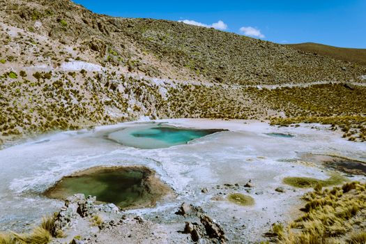 Tatio geysers at dawn — Atacama Desert