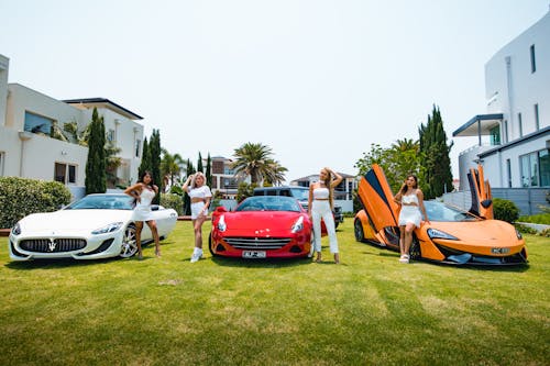 Free stock photo of cars, girls, rich