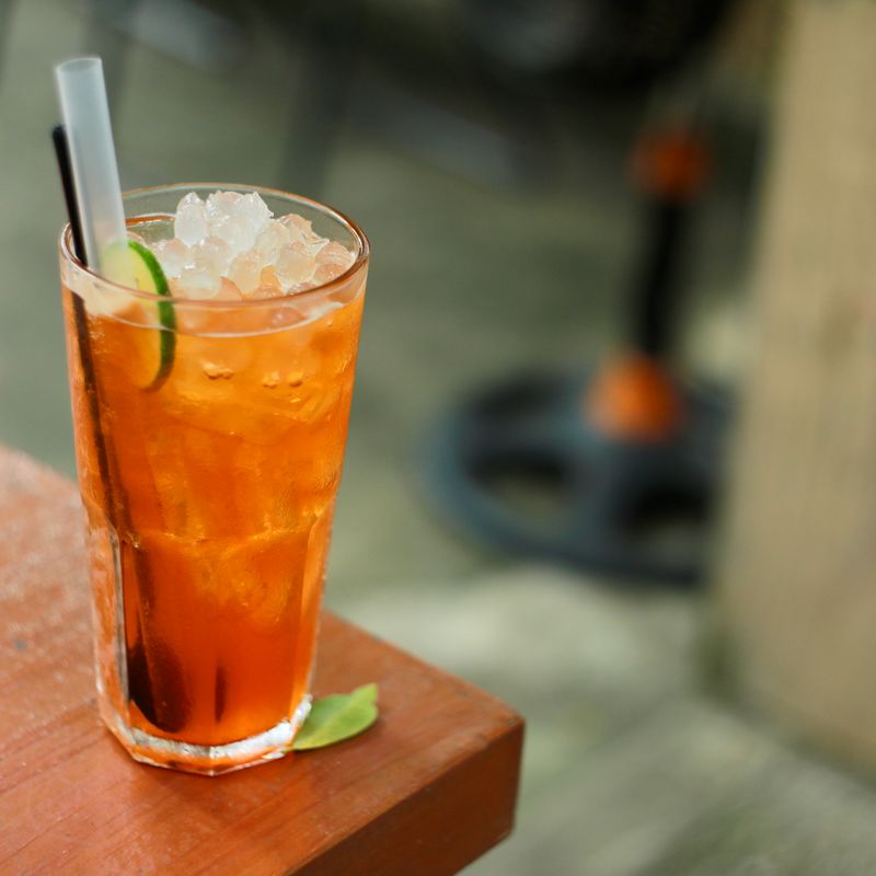 Iced Tea with Peach & Honey