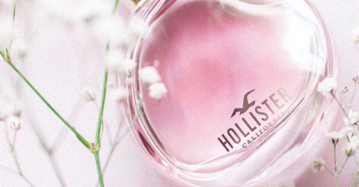 Close-Up Photo of Hollister Fragrance Bottle