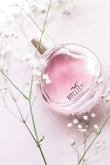 Close-Up Photo of Hollister Fragrance Bottle