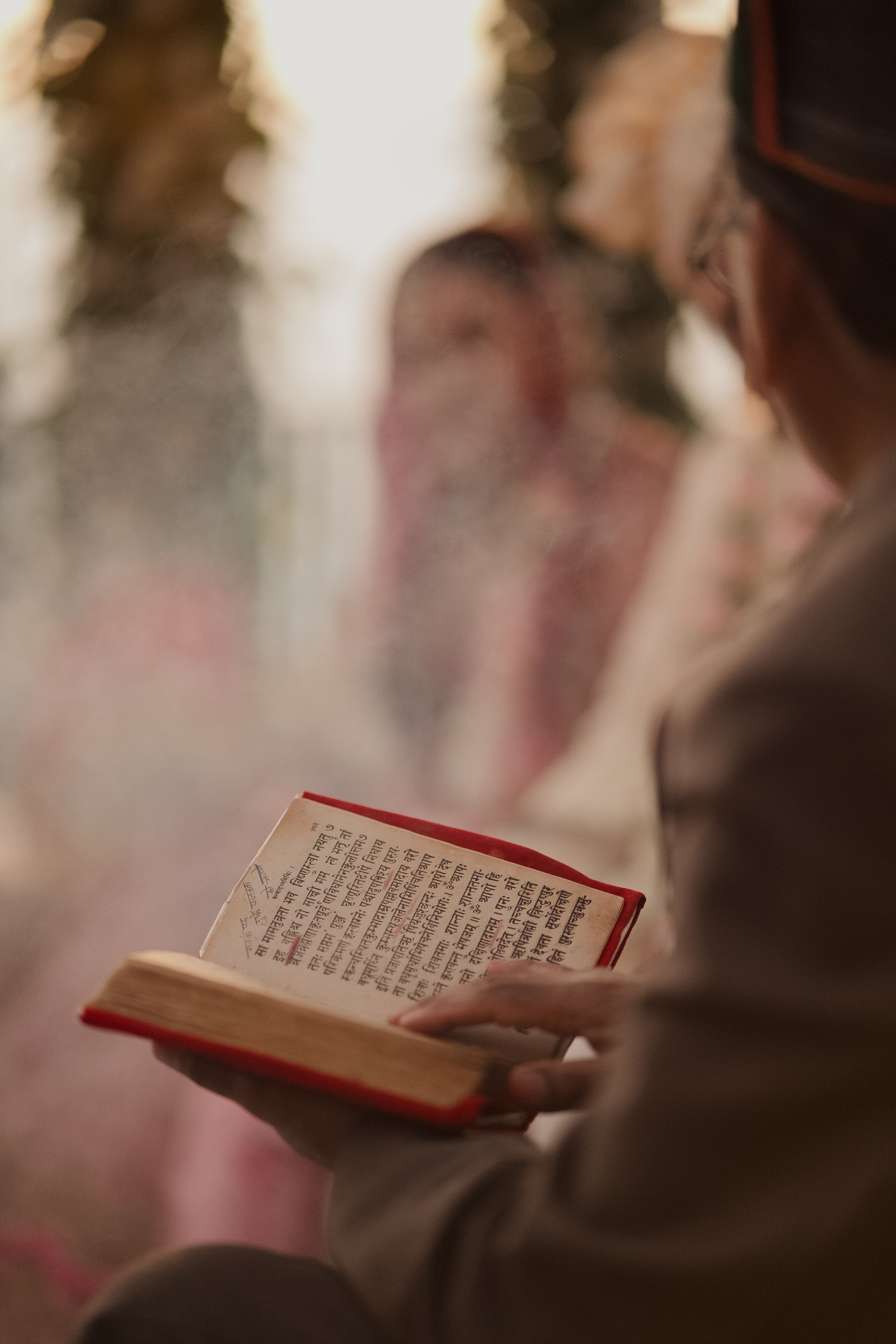 Traditional Ceremony with Sacred Text and Rituals · Free Stock Photo