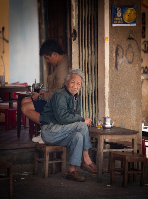 Free stock photo of asean, old men, street Stock Photo