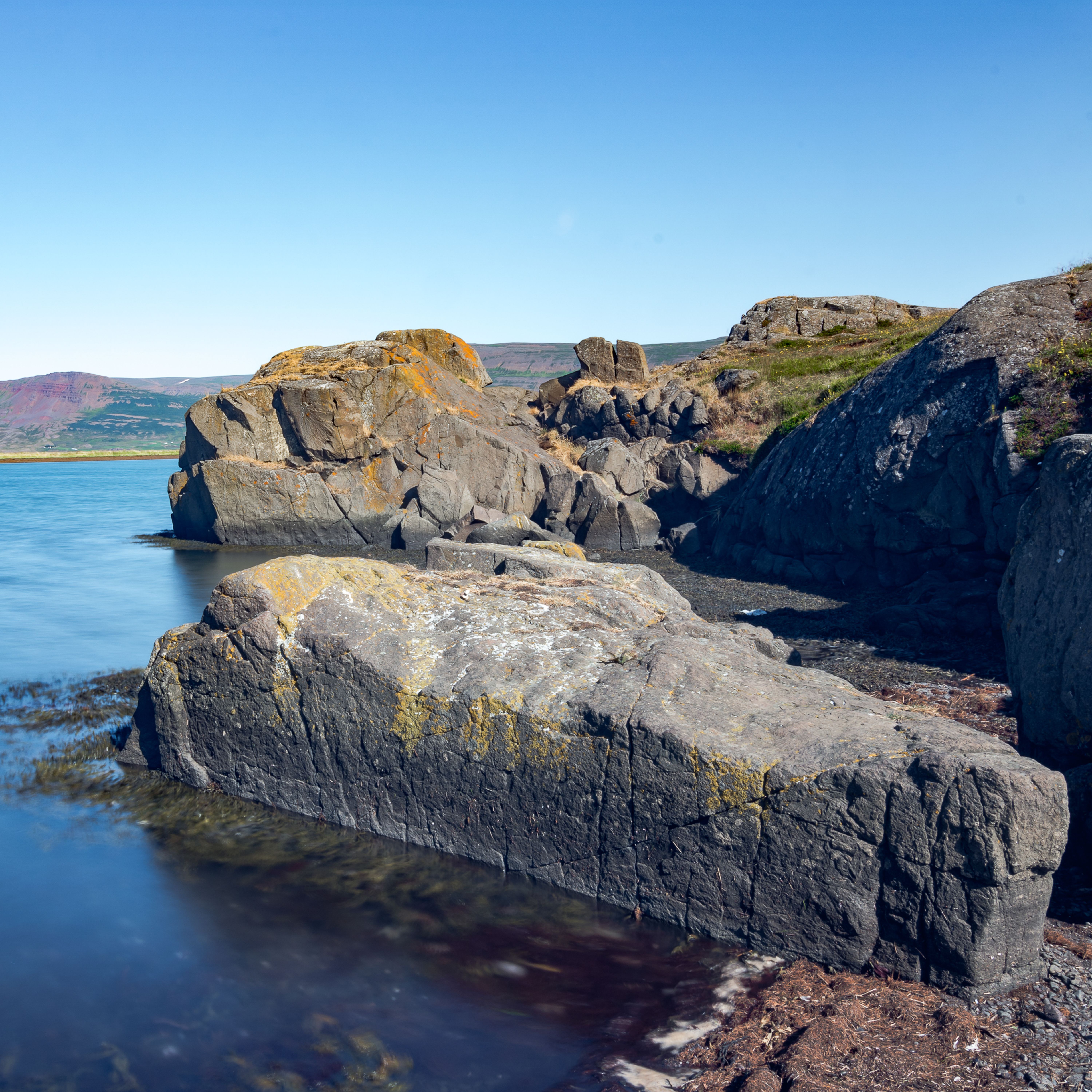 Basalt column formation — photo by Thorarinn Torfason on Pexels