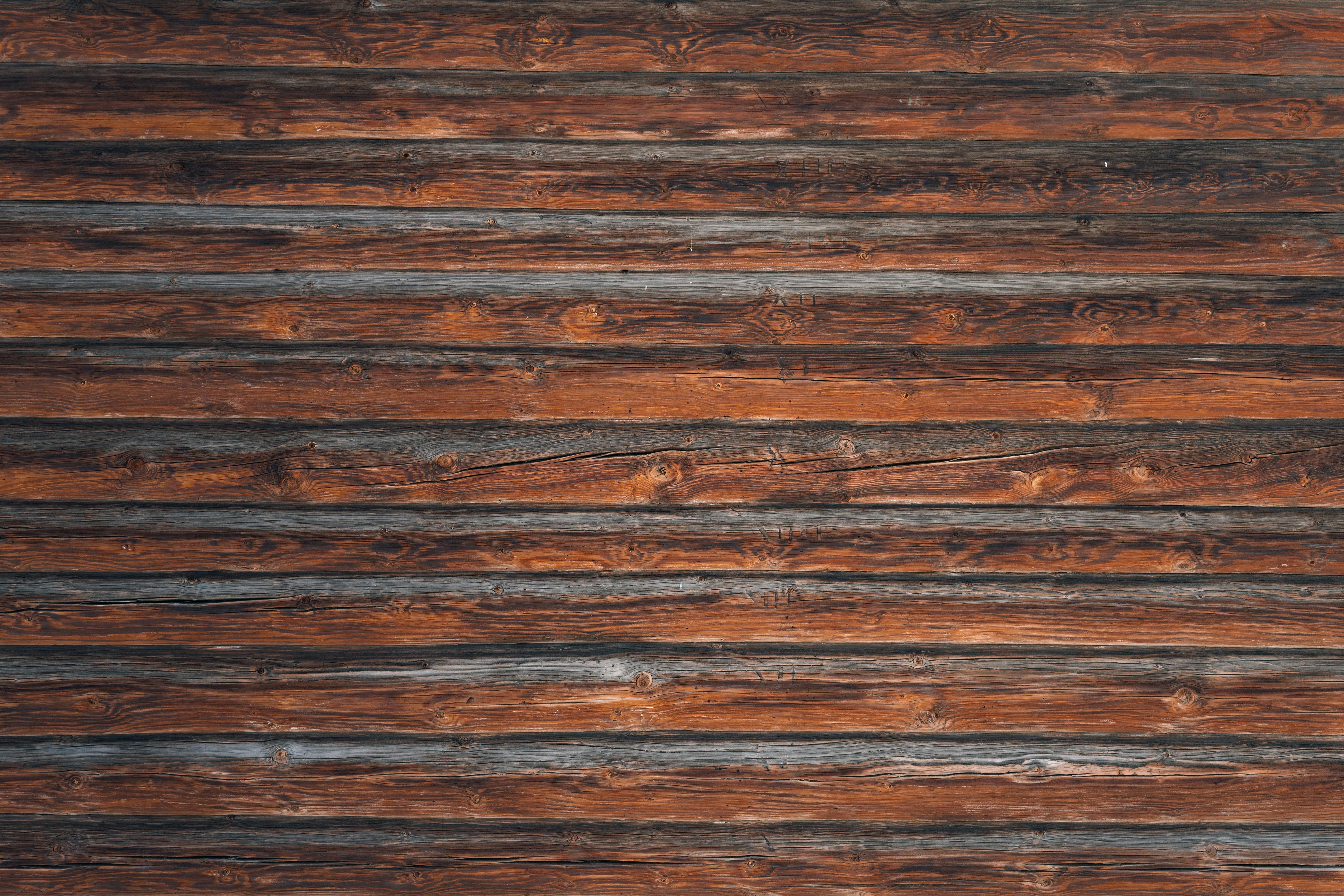 Brown wooden surface made of timber planks · Free Stock Photo, image size:6000x4000