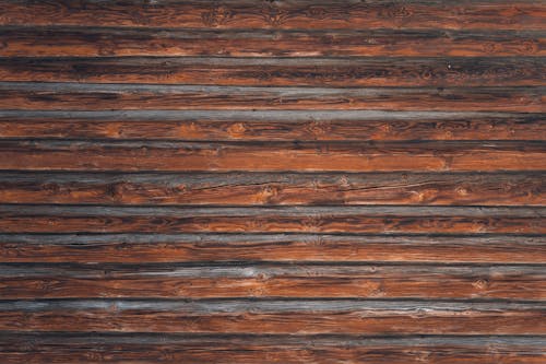 Brown wooden surface made of timber planks