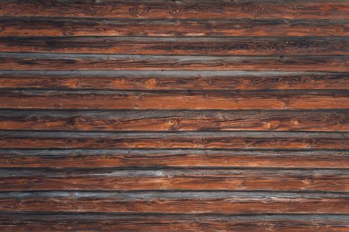 Free Top view texture of old fashioned natural uncolored wooden planks as abstract background Stock Photo