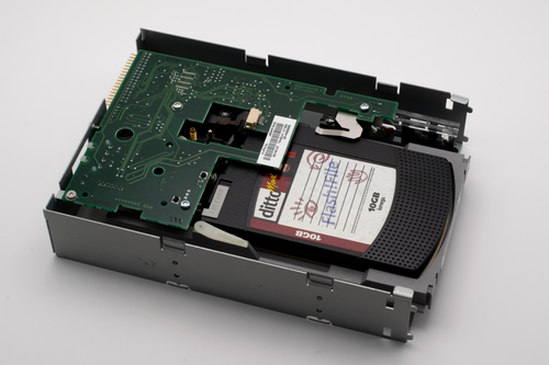 Free Vintage Iomega DittoMax internal tape drive for data storage and backup. Stock Photo