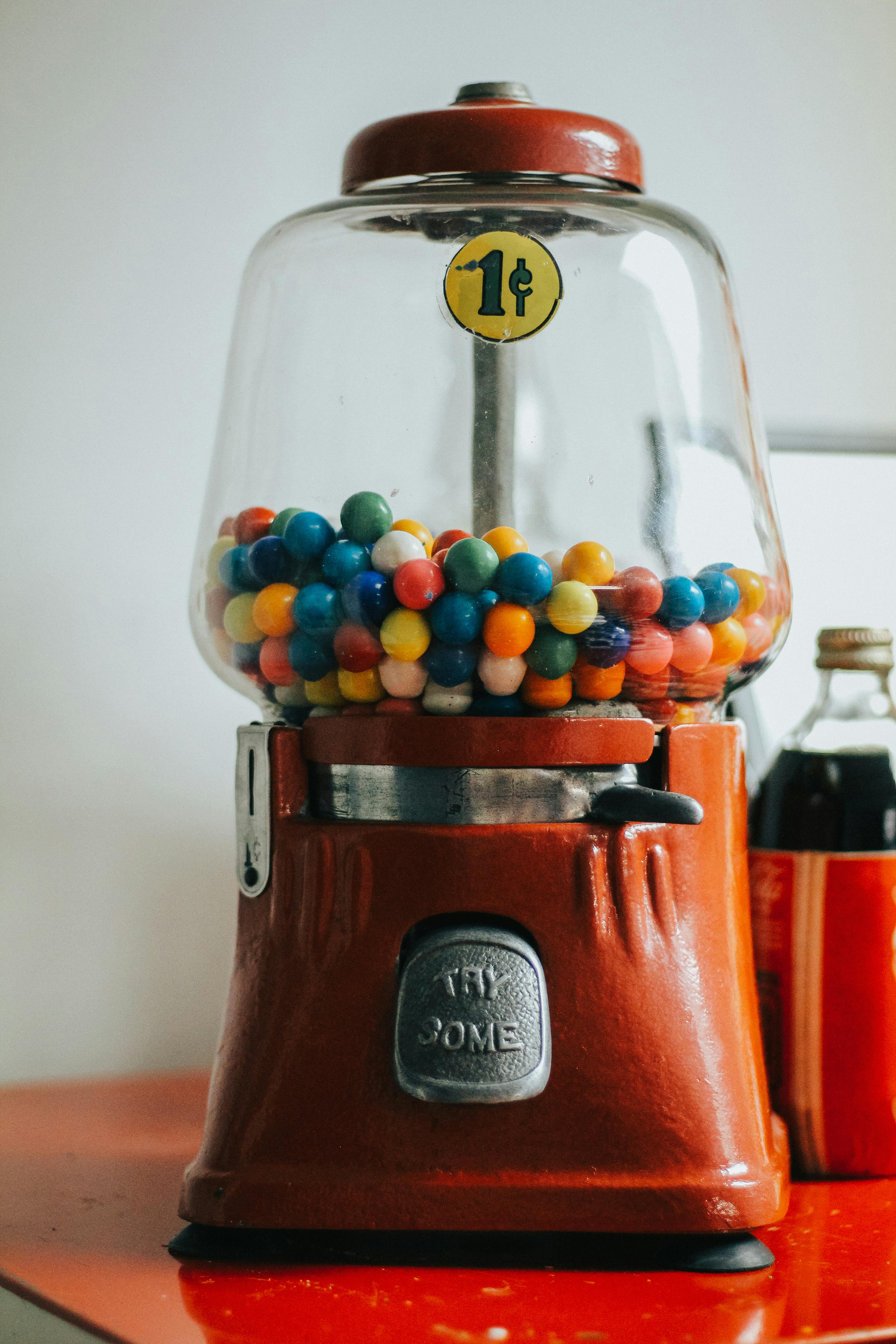 red gumball machine