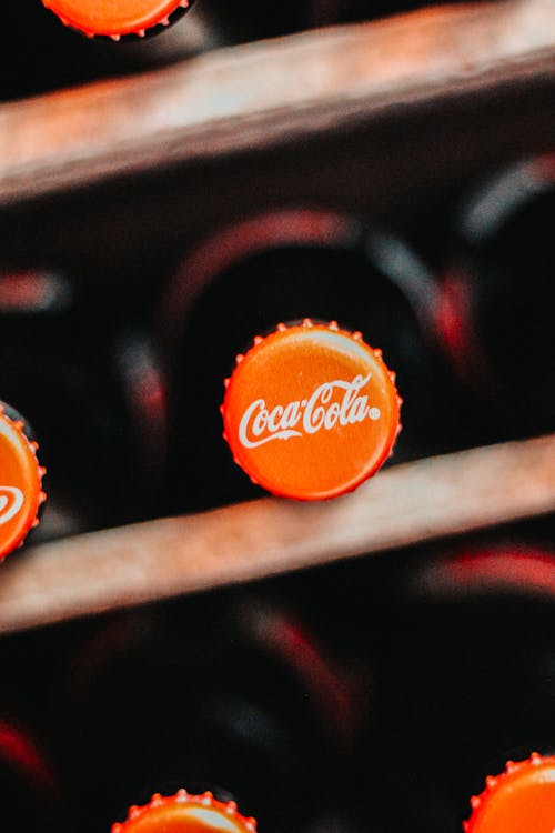 Free stock photo of bottle cap, coca cola, coke bottle Stock Photo