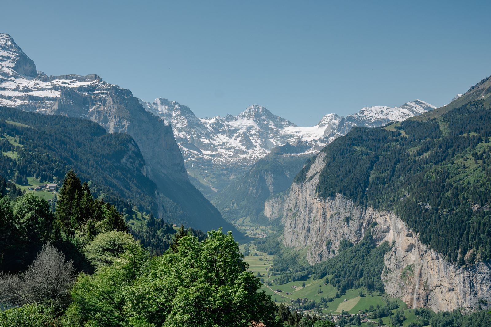 Alpes suisses et paysage de montagne pour tournage