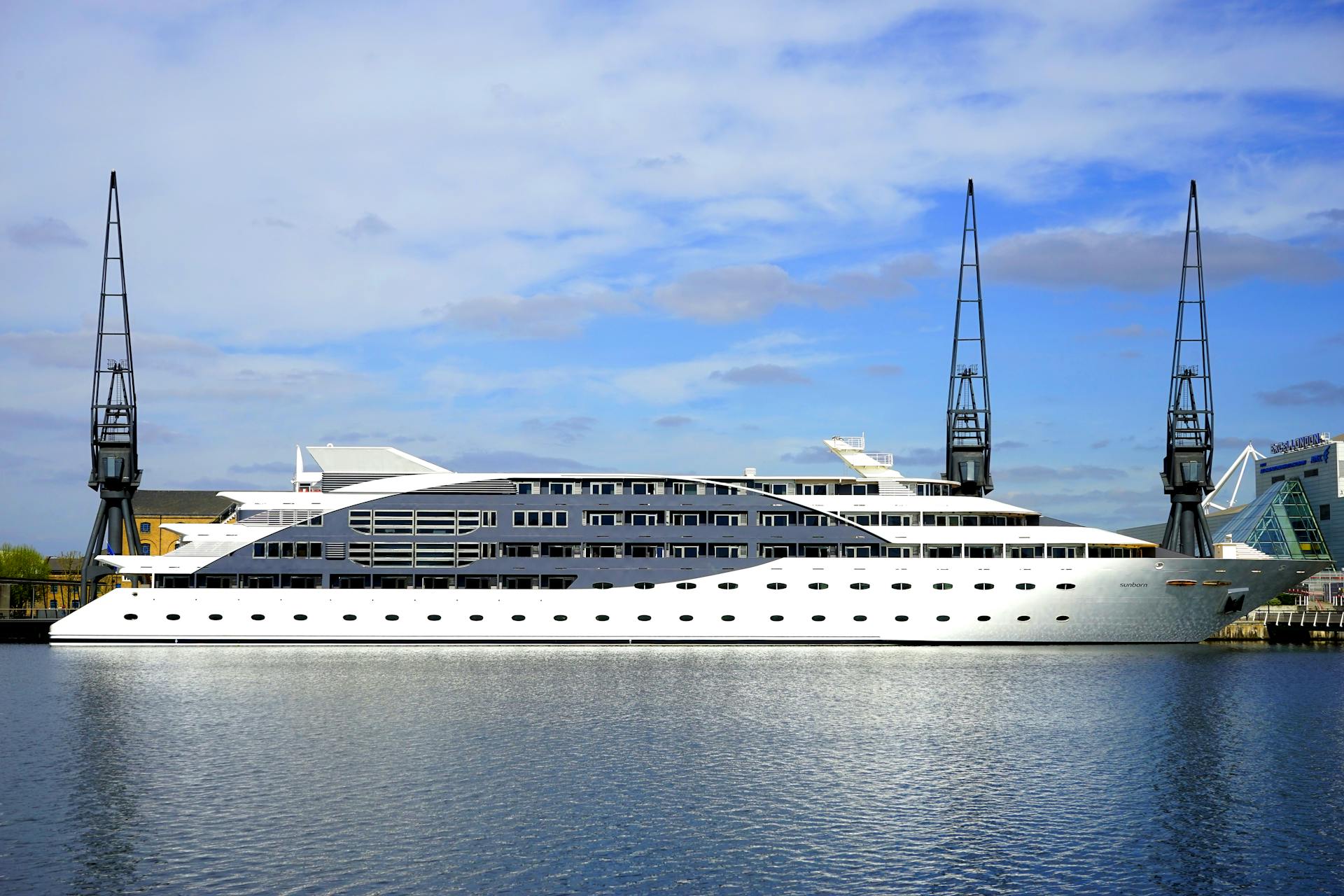 White Cruise Ship
