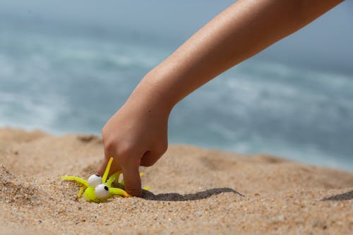 Free stock photo of sand, toy