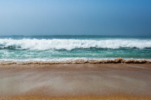 Free stock photo of beach sunset, sand, sun