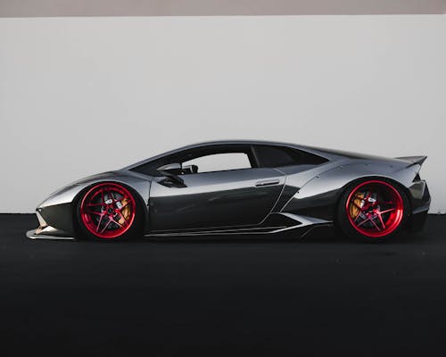 Free Photo of Black Lamborghini Stock Photo