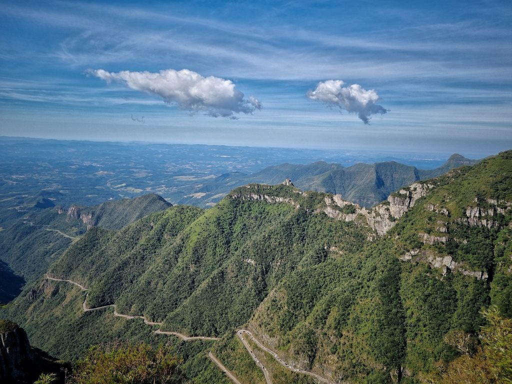 Vista de Mirante da Serra do Rio do Rastro