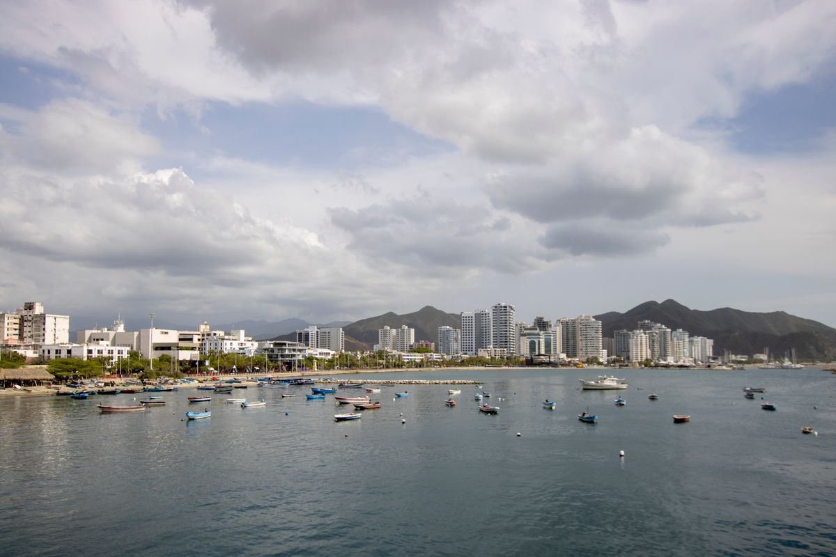 Santa Marta bay and waterfront