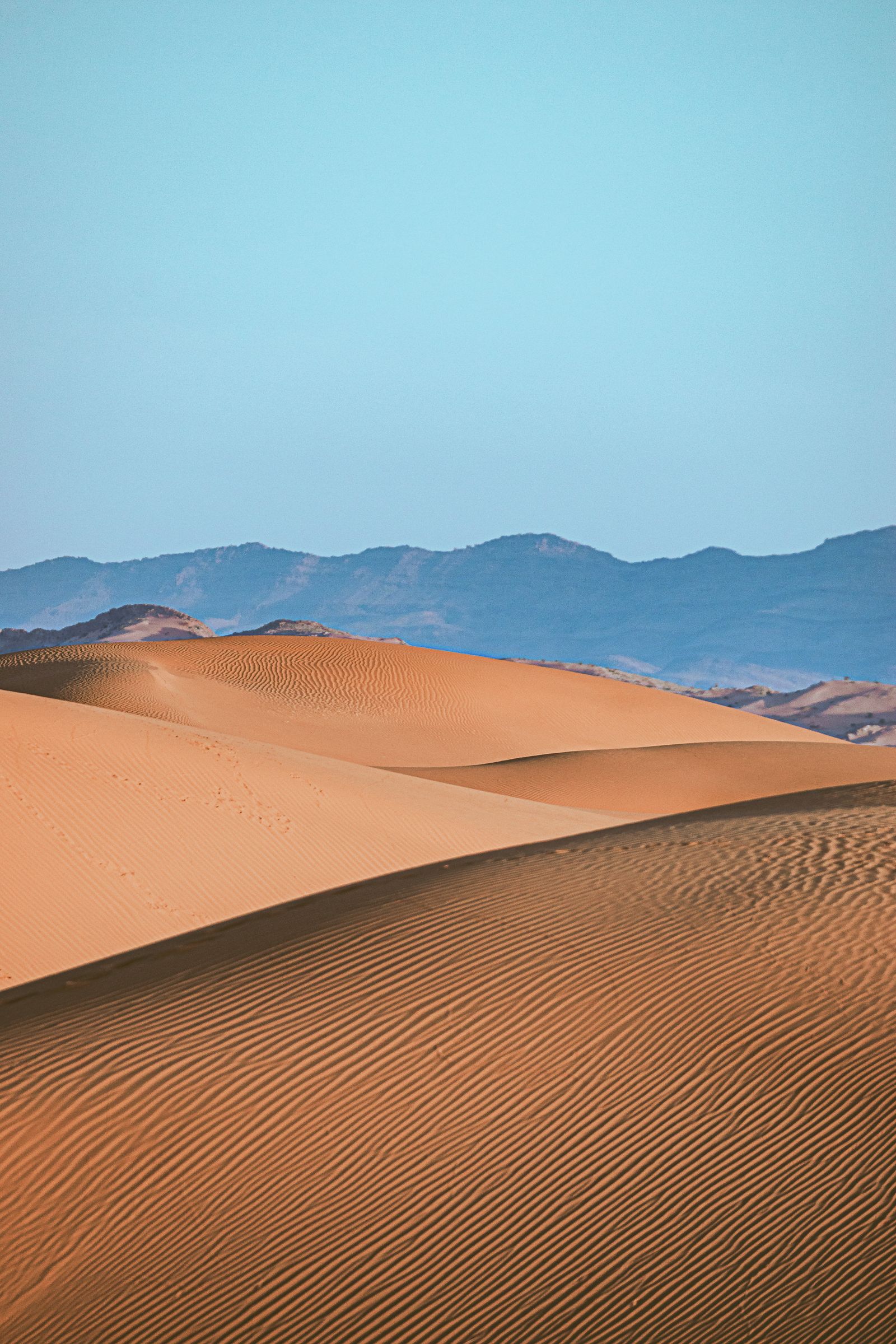 Photo of a Desert Under a White Sky · Free Stock Photo
