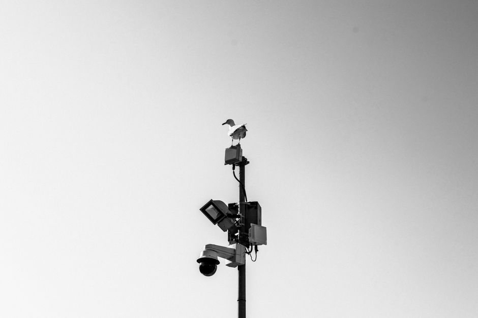 security camera street pole