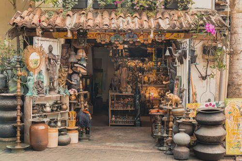 Free Explore a vibrant antique shop in Galle, Sri Lanka, filled with eclectic treasures and traditional artifacts. Stock Photo