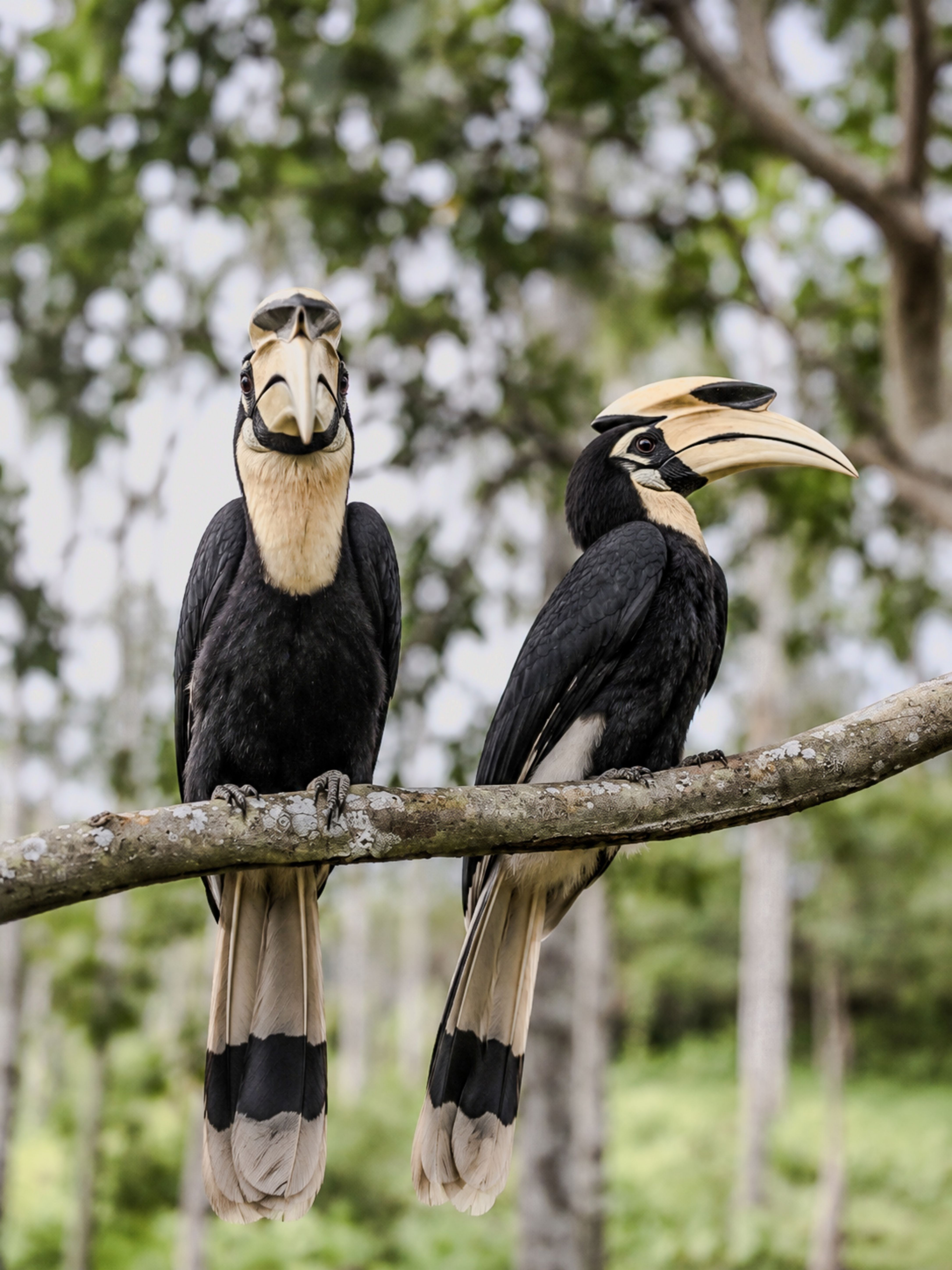 Wreathed hornbill biology: Morphology and foraging adaptations