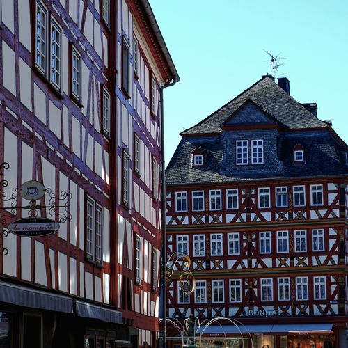Free Explore the historical half-timbered buildings in the picturesque town of Herborn, Germany. Stock Photo
