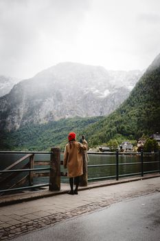 Capture the breathtaking beauty of Hallstatt, Austria with this picturesque view.