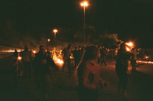 Foto stok gratis 35mm, api, demonstrasi