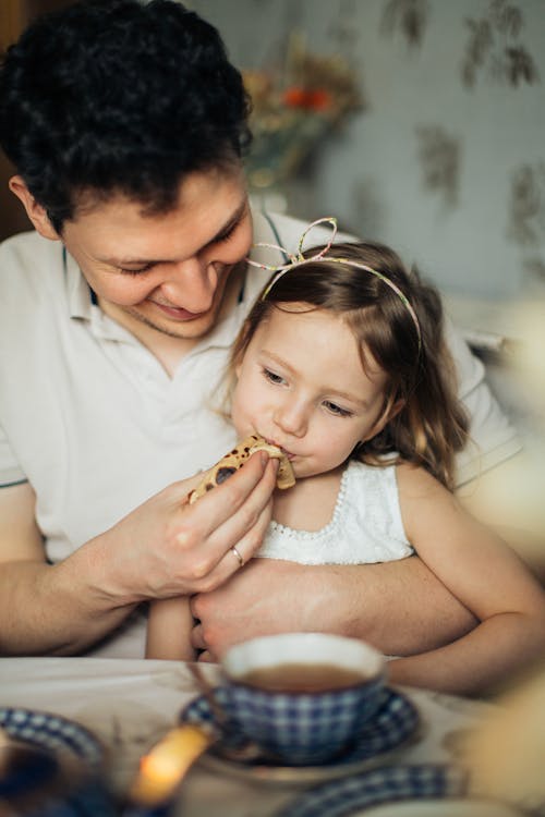 Free Photo of Girl Eating Stock Photo