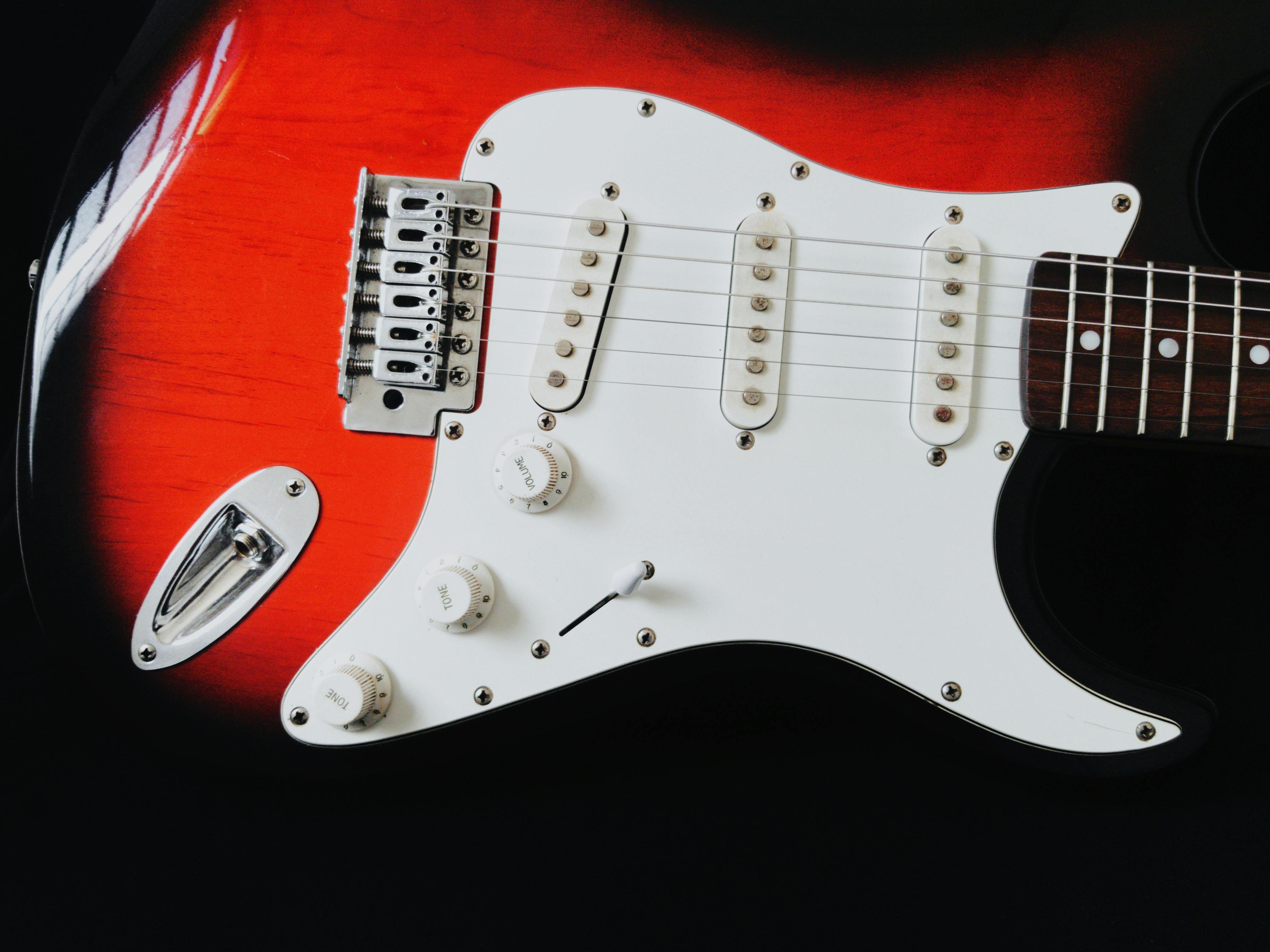 photo of electric guitar