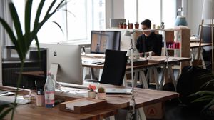 Team of people working