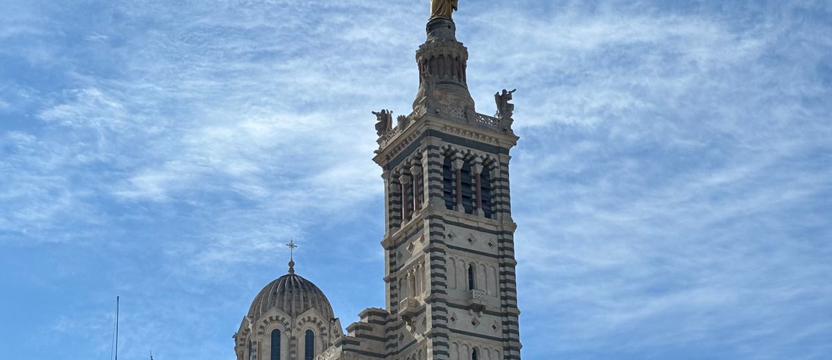 La basílica de Notre-Dame de la Garde, en Marsella