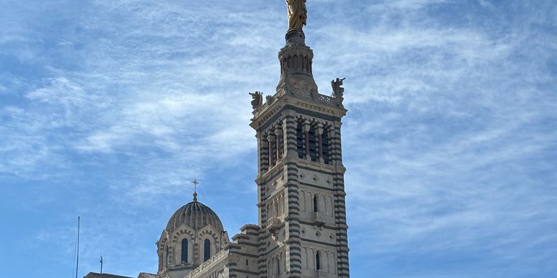 La basílica de Notre-Dame de la Garde, en Marsella