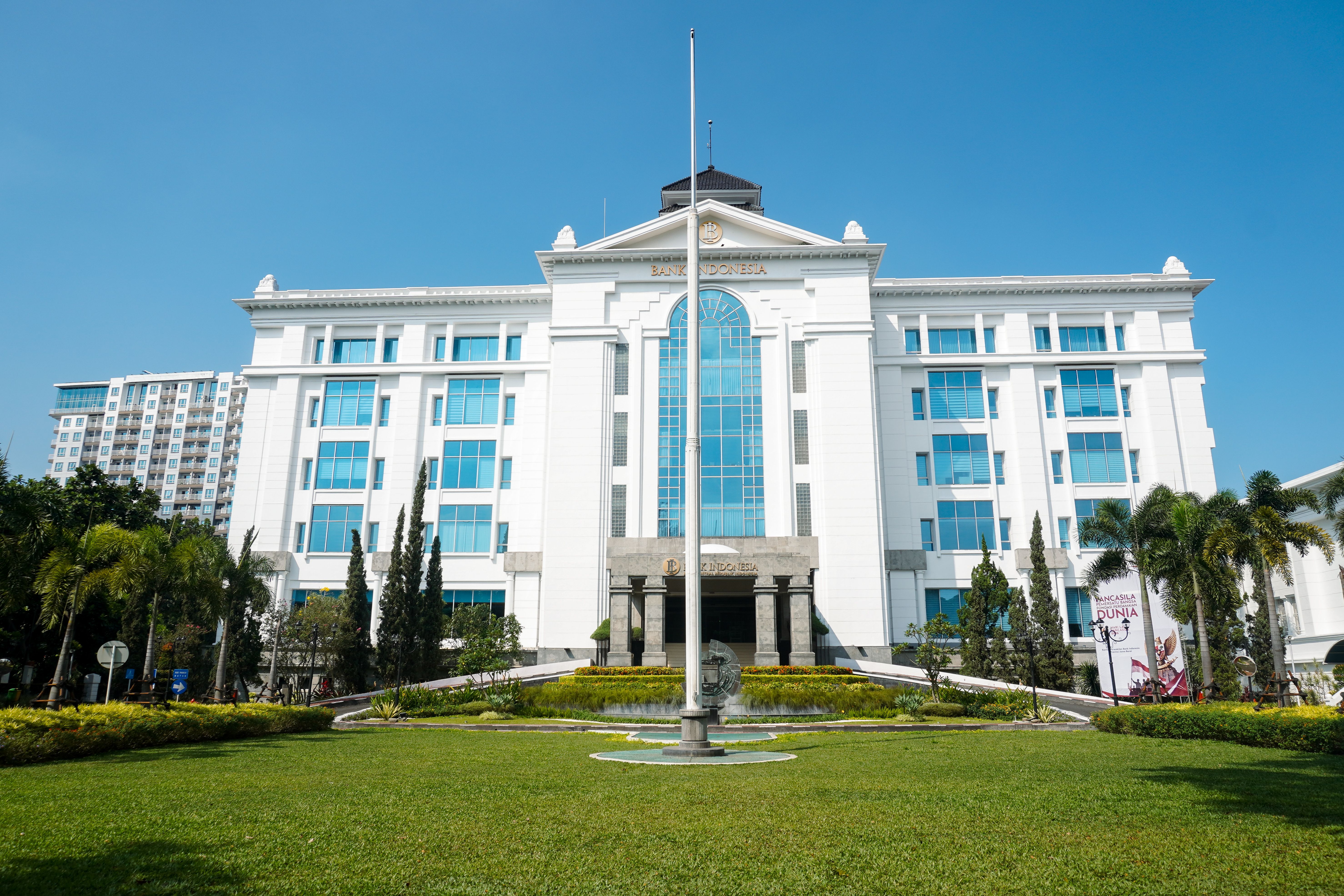 Bank Indonesia Building in Bandung on a Clear Day