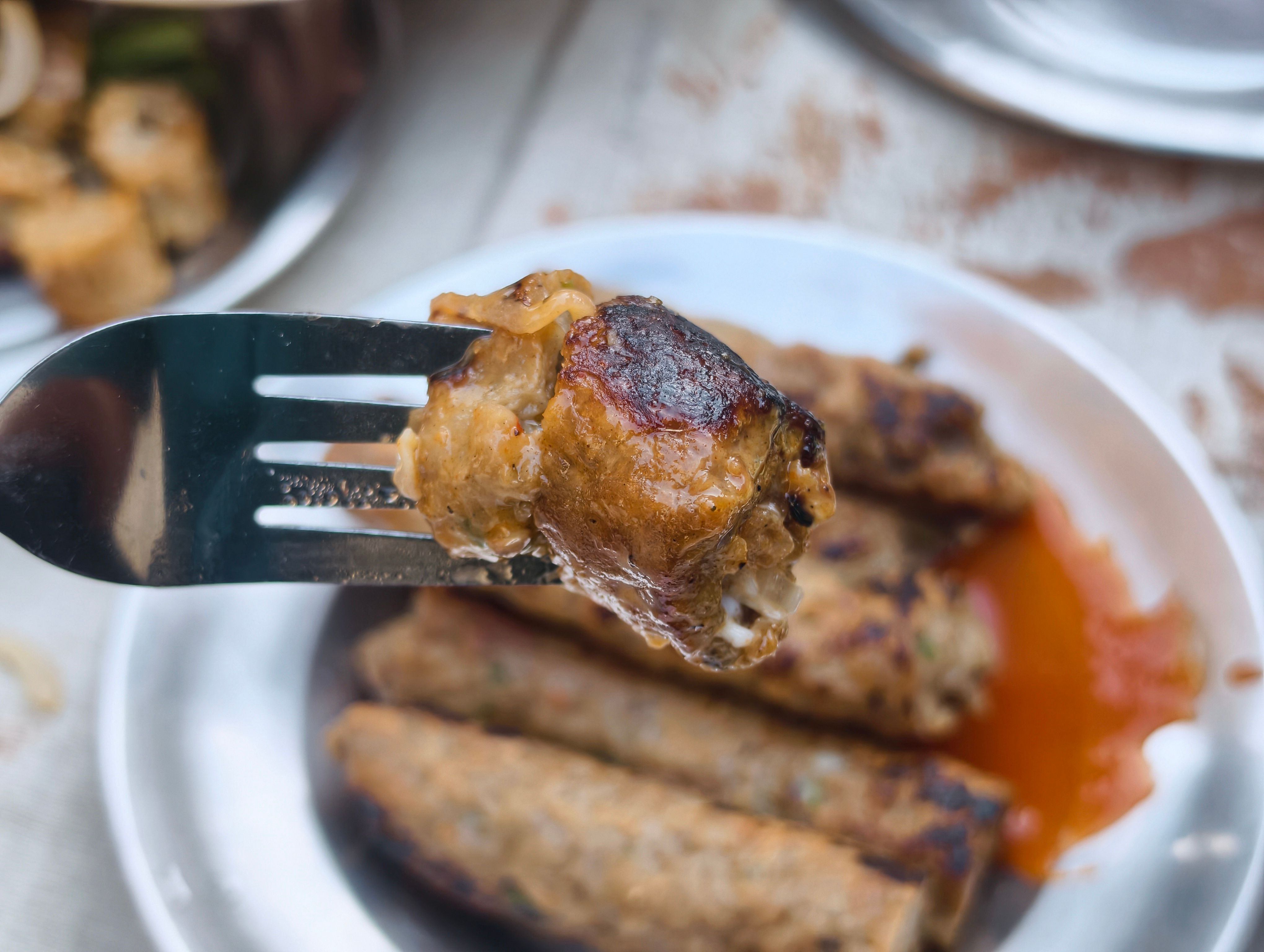 Honey-Glazed Kebab with a Quick Pan Sauce