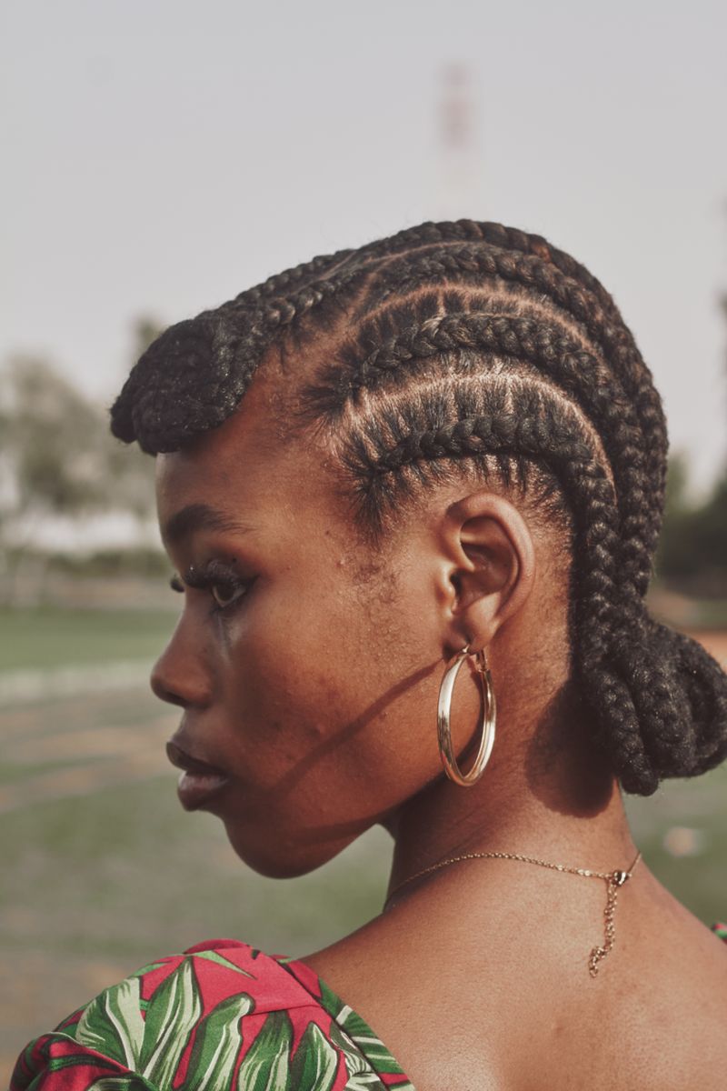 Feed-in Ponytail or Bun