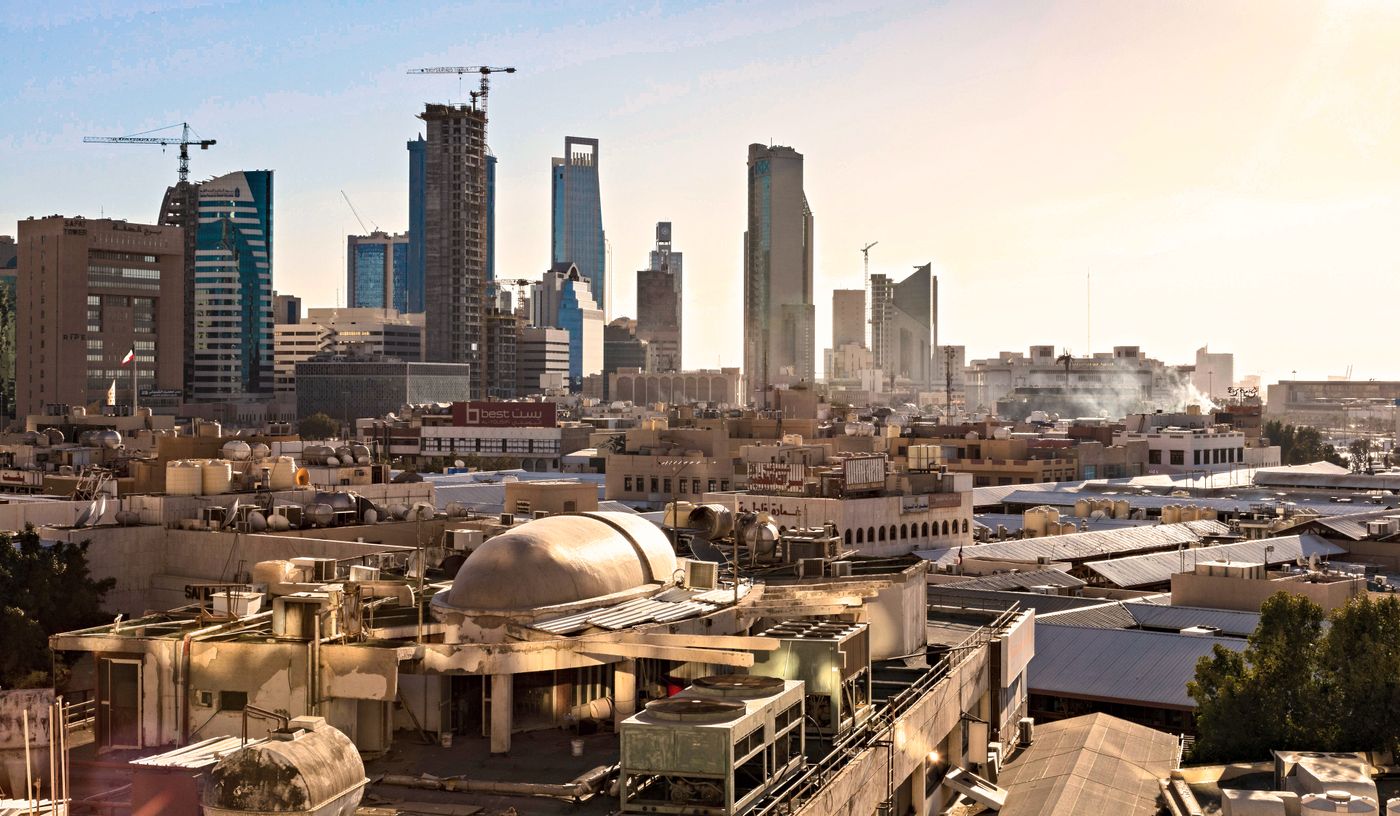 Riyadh skyline at dusk
