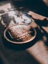 Pakistani shiny coin in sunlight