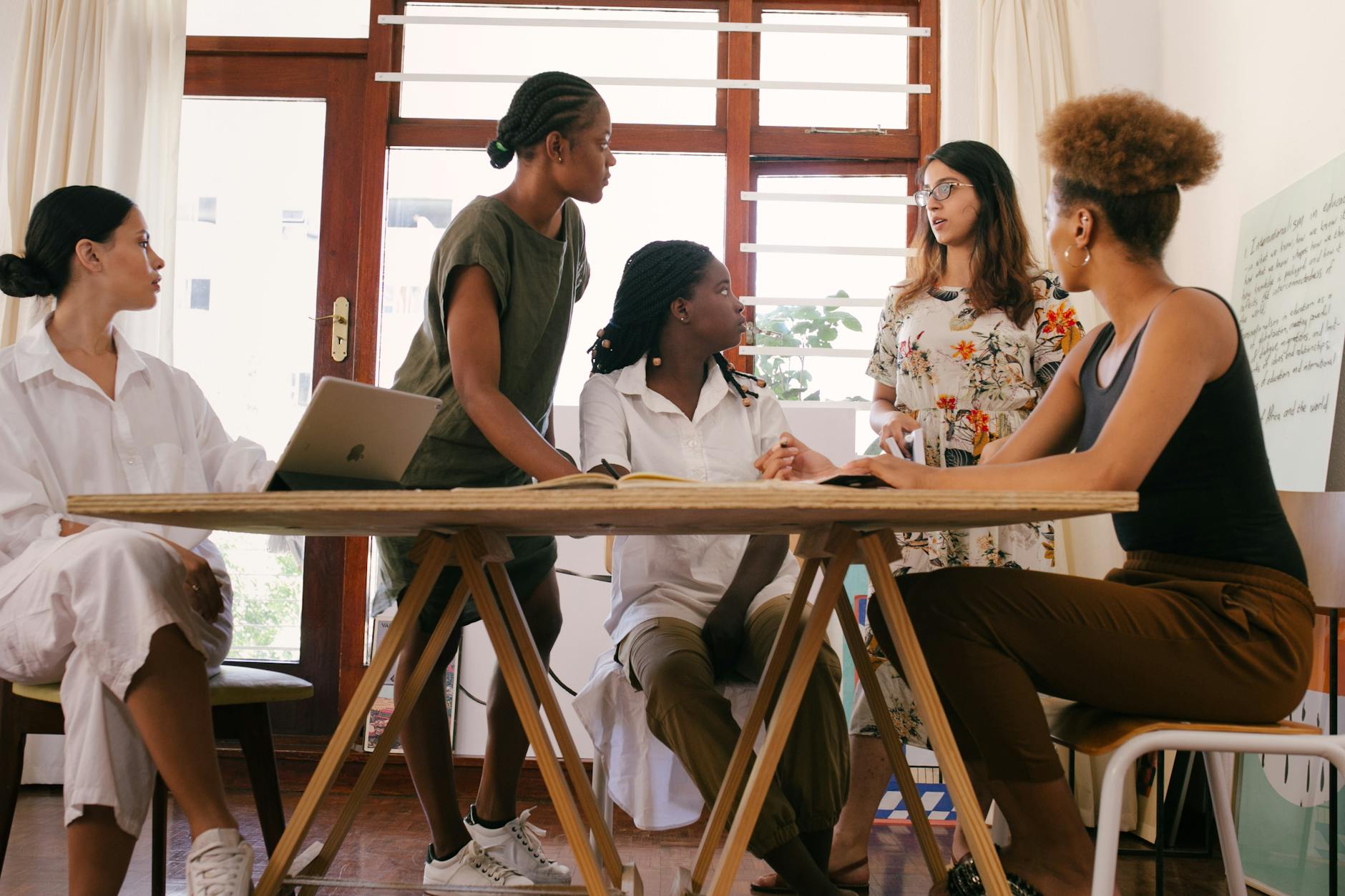 Women at the Meeting