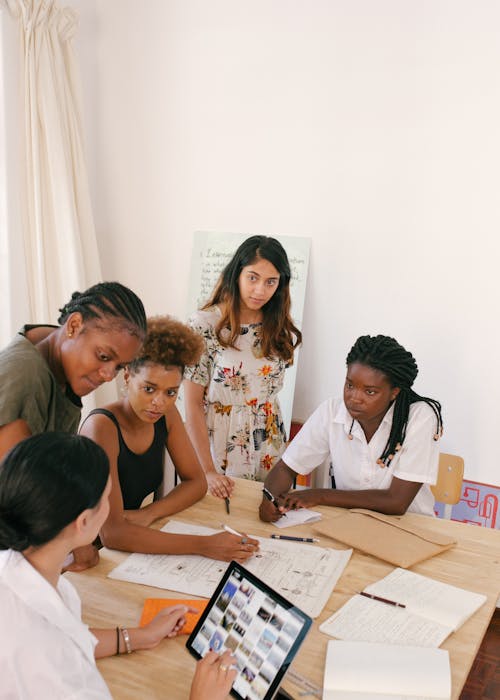 Women at the Meeting