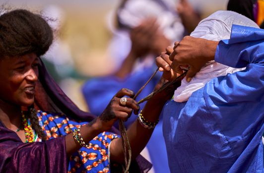 Celebrating ancient cultures at a traditional festival in Agadez, Niger.