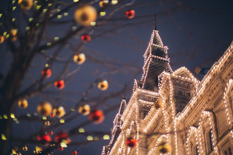 Low Angle Photo Of Lighted Building