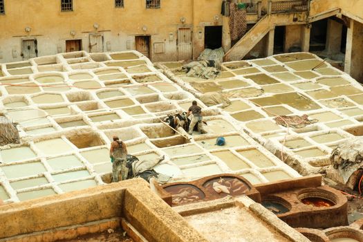 Chouara tanneries morning access — Fez