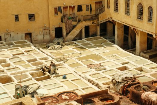 Chouara tanneries morning access — Fez